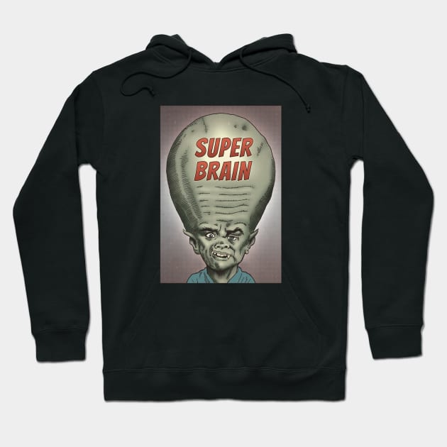 Super Brain Hoodie by ranxerox79